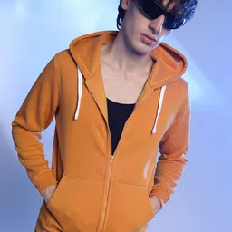 Campus Sutra Men Solid Hooded Sweatshirt-image-54