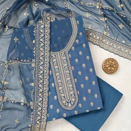 Koskii Unstitched Dress Material-picture-10