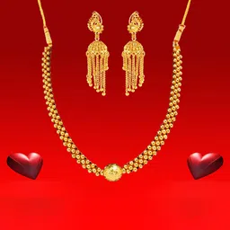 Heer Collection Gold-Plated Antique Jewellery Set-51