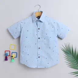 BAATCHEET Boys Opaque Printed Party Shirt-picture-29