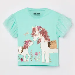 Fame Forever by Lifestyle Girls Printed Applique T-shirt-10