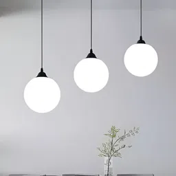 GAUVIK Multicoloured Glass Ceiling Lamp-9