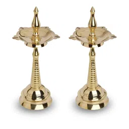 POSHIFY Kerala Deep - 5 Diya Brass Diya-34