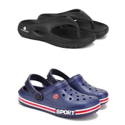 DRACKFOOT Men Pack Of 2 Flip Flops-picture-39
