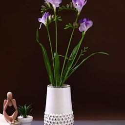 Myntra Elegant Homes Purple 2 Pieces Freesia Artificial Flower-39