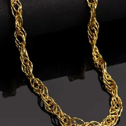 SANAA CREATIONS Unisex Gold-Plated Statement Chain-1
