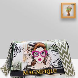 CANDY BAGS Graphic Textured Crossbody Sling Bag-image-78