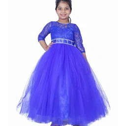 Wish little Lace A-Line Maxi Dress-20