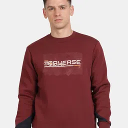 t-base Men Typography Printed Sweatshirt-picture-0
