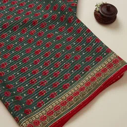 Soch Printed Viscose Rayon Dupatta with Sequinned image 4