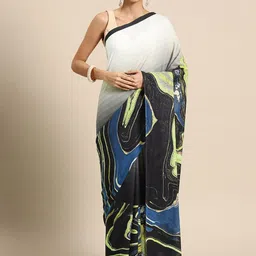 BUTA BUTI Abstract Printed Cotton Saree-picture-14