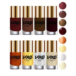 VOLO Set Of 8 Extra Shine Nail Polish- 9.9ml Each- Combo-No-89 image 1