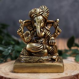 The Spiritual Living Gold-Toned Religious Idol Showpiece-image-82
