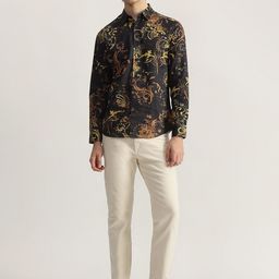 Iconic Men Floral Printed Casual Shirt-image-68