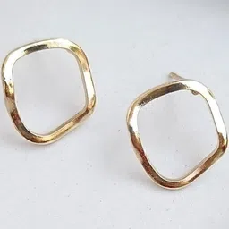 FindHerFavorite Gold-Plated Contemporary Studs-38