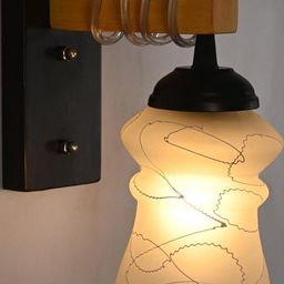 SOMIL White Glass Cylinder Printed Wall Lamps-picture-32