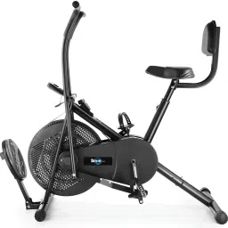 Air Bike Fitness Exercise Moving Handles Exercise bike with back rest and twister Dual-Action Stationary Exercise Bike-image-44