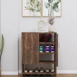specialitypanels Ella Wood 2 Shoe Cabinet in Cochwood Brown Finish-picture-40