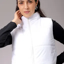 Freehand by The Indian Garage Co Women Crop Quilted Jacket-picture-27