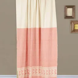 ArtEastri Pink & Cream-Coloured Ethnic Motifs Window Curtain-image-50
