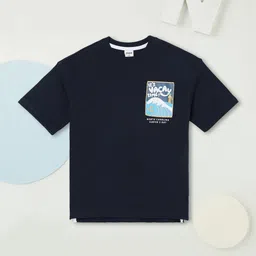 max Boys Typography V-Neck Pockets T-shirt-image-78