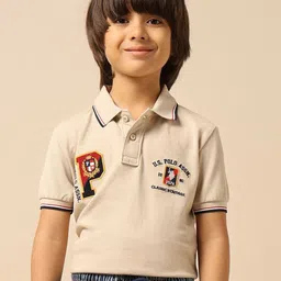 U.S. Polo Assn. Kids Boys Brand Logo Polo Collar Cotton T-shirt-picture-36