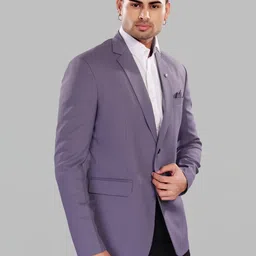 UR ETHICS Solid Single Breasted Blazer-37