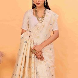 Moda Rapido Ethnic Motifs Zari Silk Cotton Kanjeevaram Saree-picture-16