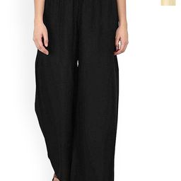 SRISARAS Women Pack Of 2 Cotton Flared Ethnic Palazzos-image-105