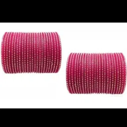SAVORADE Pink Glass Bangle-picture-31