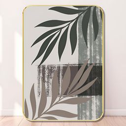 Livin'luxe White & Green 1 Piece Wood Floral and Botanical Wall Paintings-picture-16