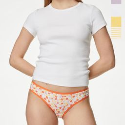 Marks & Spencer Pack Of 5 Printed Cotton Basic Briefs
T615184BSUNSHINE-18