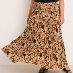 U&F Beyond Printed Maxi Flared Skirts image 1
