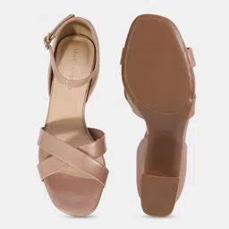 LEMON & PEPPER Block Sandals with Buckles image 2