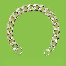 Dynamic Retail Global Men Stainless Steel Silver-Plated Link Bracelet-image-67