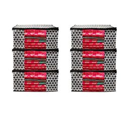 AMAK INC Black Fabric Multi-Utility Wardrobe Organisers-picture-4