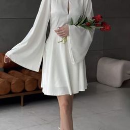 LULU & SKY Bell Sleeve Fit & Flare Dress-picture-13