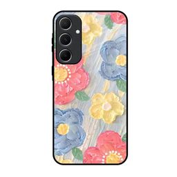 QRIOH Floral Printed Samsung Galaxy A55 5G Silicone Back Case-image-37