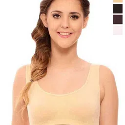 INDIROCKS Pack of 4 Full Coverage Underwired Beginners Bra-image-7
