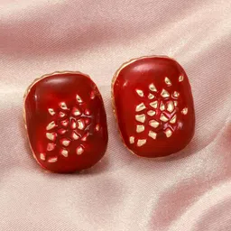 SALTY Valentines Day Scarlet Grace Contemporary Studs Earrings-image-67