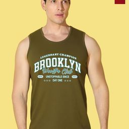 WOOSTRO Pack Of 2 Printed Combed Cotton Gym Vests VWS26(98 MAROON)(BKLN OLIVE)-image-73