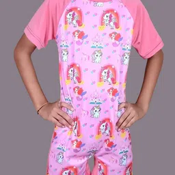 Aqua Holic Printed Round Neck Legsuit-image-65