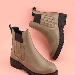 The Roadster Lifestyle Co Women Block Heeled Chelsea Boots-15