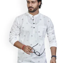 Authentics Men Ethnic Motifs Striped Kurta-picture-52