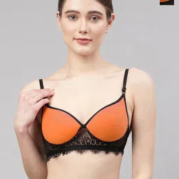 samvar Women Cotton Red,Orange Padded Non-Wired Lingerie Bra Sport wear Gym Crop Tank Top-picture-40