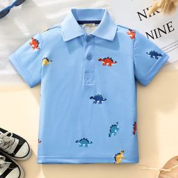 INCLUD Boys Graphic Printed Polo Collar T-shirt-picture-5