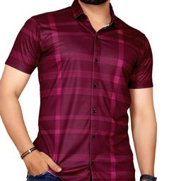 FABRIPPLE Men Classic Printed Casual Shirt-image-69