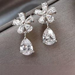 DIVASTRI Silver Alloy Earrings-39