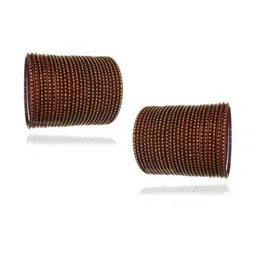 PRIYA KANGAN Maroon Alloy Bangle-3