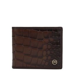 Da Milano Men Geometric Textured Leather Two Fold Wallet-picture-52